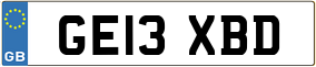 Truck License Plate
